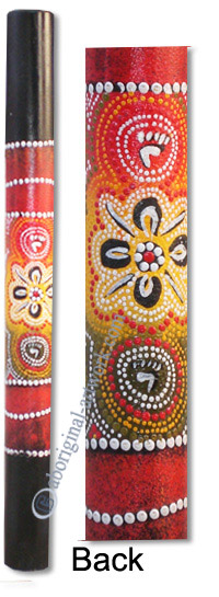 Bamboo Didgeridoo With Aboriginal Dot Art Painted