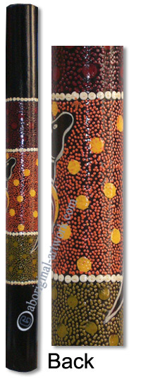 Bamboo Didgeridoo With Aboriginal Dot Art Painted