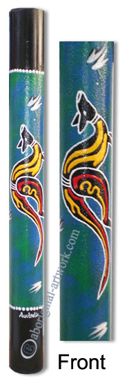 Bamboo Didgeridoo With Aboriginal Dot Art Painted