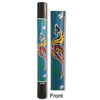 Bamboo Didgeridoo With Aboriginal Dot Art Painted