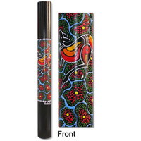 Bamboo Didgeridoo With Aboriginal Dot Art Painted