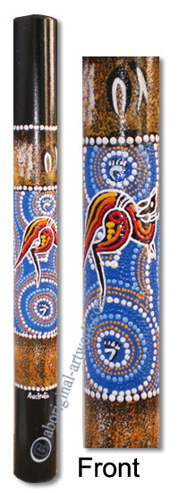 Bamboo Didgeridoo With Aboriginal Dot Art Painted