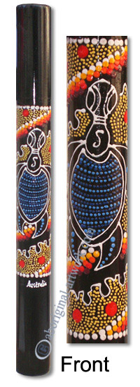 Bamboo Didgeridoo With Aboriginal Dot Art Painted