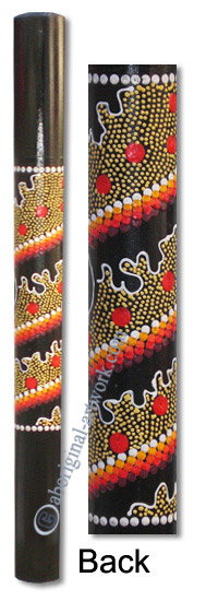 Bamboo Didgeridoo With Aboriginal Dot Art Painted