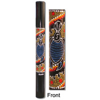 Bamboo Didgeridoo With Aboriginal Dot Art Painted