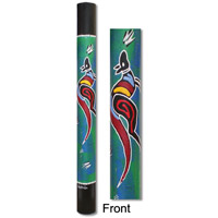 Bamboo Didgeridoo With Aboriginal Dot Art Painted
