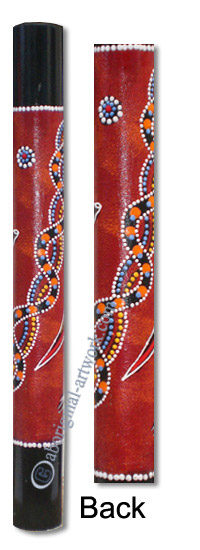 Bamboo Didgeridoo With Aboriginal Dot Art Painted