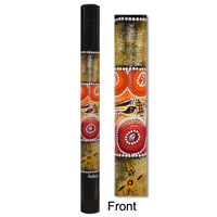 Bamboo Didgeridoo With Aboriginal Dot Art Painted