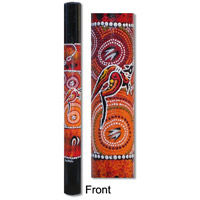 Bamboo Didgeridoo With Aboriginal Dot Art Painted