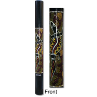 Bamboo Didgeridoo With Aboriginal Dot Art Painted