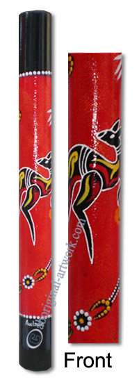 Bamboo Didgeridoo With Aboriginal Dot Art Painted