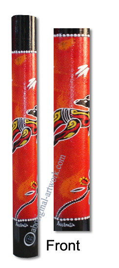 Bamboo Didgeridoo With Aboriginal Dot Art Painted