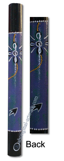 Bamboo Didgeridoo With Aboriginal Dot Art Painted