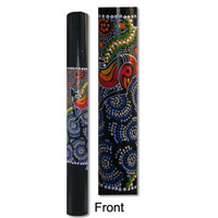 Bamboo Didgeridoo With Aboriginal Dot Art Painted