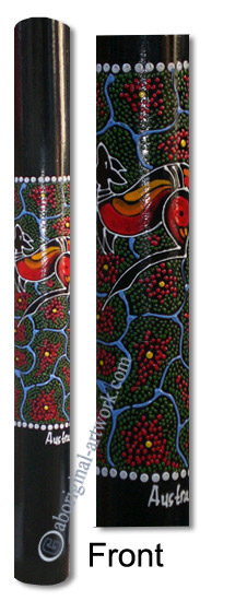 Bamboo Didgeridoo With Aboriginal Dot Art Painted