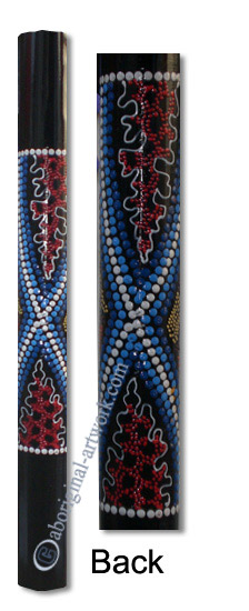 Bamboo Didgeridoo With Aboriginal Dot Art Painted