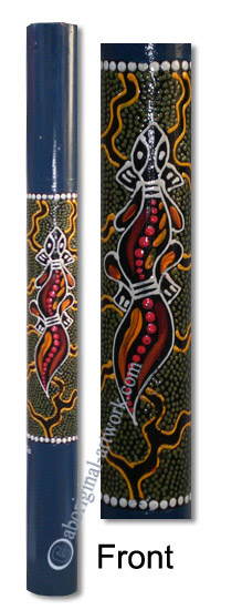 Bamboo Didgeridoo With Aboriginal Dot Art Painted