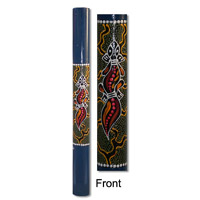 Bamboo Didgeridoo With Aboriginal Dot Art Painted