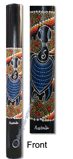 Bamboo Didgeridoo With Aboriginal Dot Art Painted