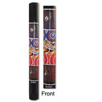 Bamboo Didgeridoo With Aboriginal Dot Art Painted