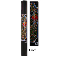 Bamboo Didgeridoo With Aboriginal Dot Art Painted