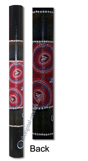 Bamboo Didgeridoo With Aboriginal Dot Art Painted