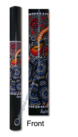 Bamboo Didgeridoo With Aboriginal Dot Art Painted