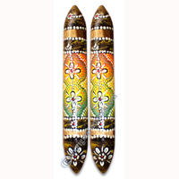 Aboriginal Dot Art Wooden Clap Stick Or Music Stick