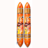 Aboriginal Dot Art Wooden Clap Stick Or Music Stick