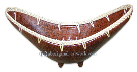 Terracotta Bowl With Aboriginal Dot Painted