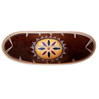 Terracotta Bowl With Aboriginal Dot Painted