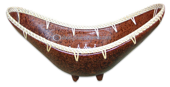 Terracotta Bowl With Aboriginal Dot Painted