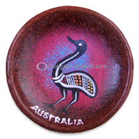 Terracotta Bowl With Aboriginal Dot Painted