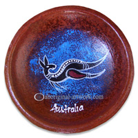 Terracotta Bowl With Aboriginal Dot Painted
