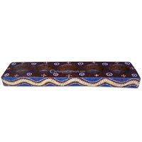 Terracotta Candle Holder With Aboriginal Dot Painted