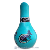 Terracotta Vase With Aboriginal Dot Painted
