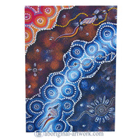 Aboriginal Dot Art Painting On Canvas