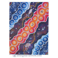 Aboriginal Dot Art Painting On Canvas