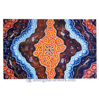 Aboriginal Dot Art Painting On Canvas