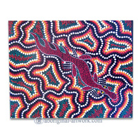 Aboriginal Dot Art Painting On Canvas