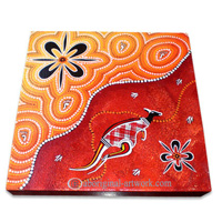 Aboriginal Dot Art Painting On Canvas