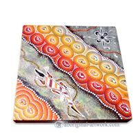 Aboriginal Dot Art Painting On Canvas