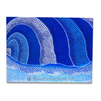 Aboriginal Dot Art Painting On Canvas