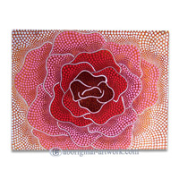 Aboriginal Dot Art Painting On Canvas