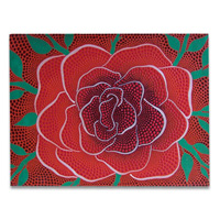 Aboriginal Dot Art Painting On Canvas