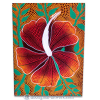 Aboriginal Dot Art Painting On Canvas