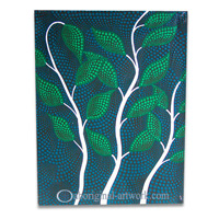 Aboriginal Dot Art Painting On Canvas