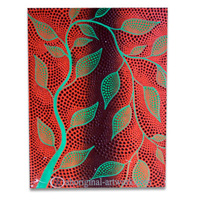 Aboriginal Dot Art Painting On Canvas