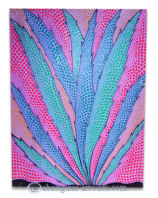 Aboriginal Dot Art Painting On Canvas