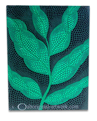 Aboriginal Dot Art Painting On Canvas
